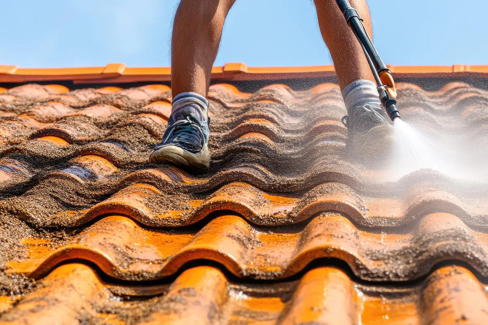 Nettoyage de toiture et façade